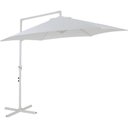 Ver imagem 4 de Ombrelone Suspenso Guarda Sol com Base Bel Veneza 3 Metros Branco P/ Piscina, Hotel, Varanda e Jardi