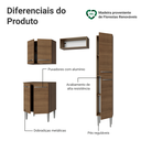 Ver imagem 6 de Armário de Cozinha Compacta 156 Cm Emilly Madesa 02