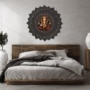 Ver imagem 3 de Mandala em Madeira, Impressão Uv - Deus Ganesha