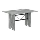 Ver imagem 4 de Conjunto Sala de Jantar com 4 Cadeiras Lara Preto/Bege/Granito