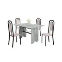 Ver imagem 2 de Conjunto Sala de Jantar com 4 Cadeiras Lara