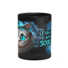 Caneca Geek - Gato Risonho - o Segredo É Sorrir - Preta - 3