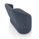 Ver imagem 5 de Sofá 2 Lugares Namoradeira Orgânica para Sala Malu Suede Azul Marinho M11 - D’Rossi