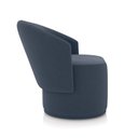 Ver imagem 3 de Sofá 2 Lugares Namoradeira Orgânica para Sala Malu Suede Azul Marinho M11 - D’Rossi