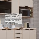 Ver imagem 4 de Cozinha Modulada Compacta 5 Peças sem Tampo Aspen Luciane Móveis