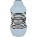 Ver imagem 1 de Vaso Decorativo Enfeite Casa Cerâmica 32x15x15cm Bege