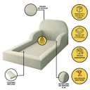 Ver imagem 2 de Cama Colchão Solteiro Montessoriana Infantil - Balaqui Decor - Bege