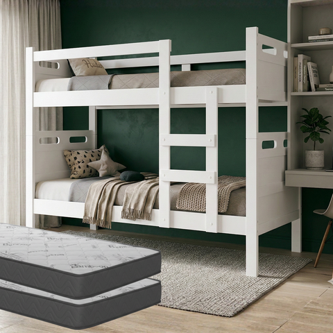 Beliche Adulto ou Infantil com 02 Colchões D20 Solteiro Grade Proteção Completa Robusta