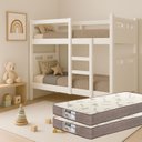 Ver imagem 1 de Beliche Adulto ou Infantil com 02 Colchões D20 Solteiro Grade Proteção Completa Robusta