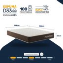 Ver imagem 4 de Colchão de Espuma Queen D33 Double Comfort 158x198x20cm