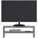 Ver mais imagens de Kit 02 Suportes Para Monitor Stand Home Office Lap 63 cm L03 Cinza - Lyam Lyam Decor