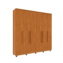 Ver imagem 2 de Guarda Roupa Casal com Pés 6 Portas 4 Gavetas 239cm Veneza Tcil Móveis