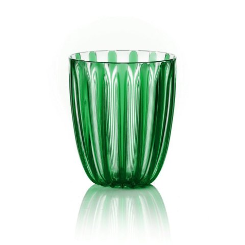 Copo Baixo Unitário em Bio Plástico Não Fóssil, 350ml - Ø8,5 X H10 Cm - Dolcevita - Esmeralda - Guzz