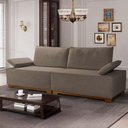 Ver imagem 1 de Sofá Living Braço Articulado Deluxe 2,30m Bouclê