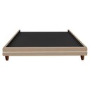 Ver imagem 5 de Cama Japonesa com Cabeceira Corea Casal Courino Bege / Bouclé Suave Off White - Sallar Home