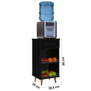 Ver imagem 3 de Balcão Multiuso com 1 Gaveta e Pé Palito de Madeira