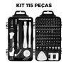 Kit Ferramentas Profissional Multiuso Troca de Tela 115 em 1 - 9