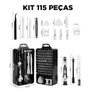 Kit Ferramentas Profissional Multiuso Troca de Tela 115 em 1 - 7