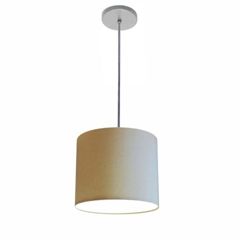 Lustre Luminária Pendente Vivare Free Lux Pe-4106cz Cúpula em Tecido 20x25cm