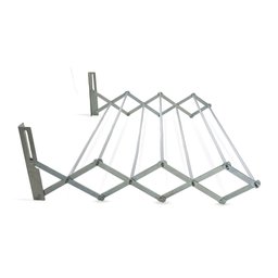 Varal de Parede Retrátil Aço Sanfonado - 80cm - 1