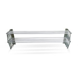 Varal de Parede Retrátil Aço Sanfonado - 80cm - 5