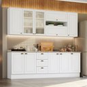 Ver imagem 1 de Cozinha Compacta Americana 11 Portas 3 Gavetas Branco - Henn