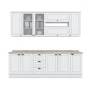 Ver imagem 2 de Cozinha Compacta Americana 11 Portas 3 Gavetas Branco - Henn