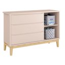 Ver imagem 5 de Cômoda Sapateira Classic New Rosa Fosco com Natural - Reller