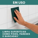 Ver imagem 5 de Kit 25 Unidades Fibra Limpeza Geral Verde 26cm × 10cm – Multiuso para Piso Uso Residencial / Industr