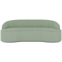 Ver imagem 3 de Sofá 4 Lugares Curvo Sala de Estar Living Lótus D02 Linho Verde 230 cm D-477 - Lyam Decor