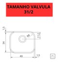 Ver imagem 7 de Cuba Pia Cozinha Embutir Aço Inox Tramontina Acetinado Quadrada Fosca 40x34 Decormobily Prateado
