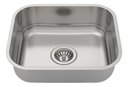 Ver imagem 3 de Cuba Pia Cozinha Embutir Aço Inox Tramontina Acetinado Quadrada Fosca 40x34 Decormobily Prateado