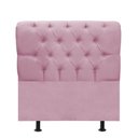 Ver imagem 1 de Cabeceira Estofada Cama Box Solteiro 100cm París Corino Rosa Bebe- Mabe Magazine
