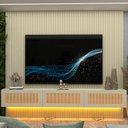 Ver imagem 6 de Estante para TV e Home Theater até 84 Polegadas com LED 100% MDF 218CMX250CM Supremo Native