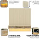 Ver mais imagens de Estante para TV e Home Theater até 84 Polegadas com LED 100% MDF 218CMX250CM Supremo Native