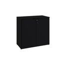 Ver imagem 1 de Armário Baixo com 02 Portas 75x80x42cm Wlab80 Preto Ônix