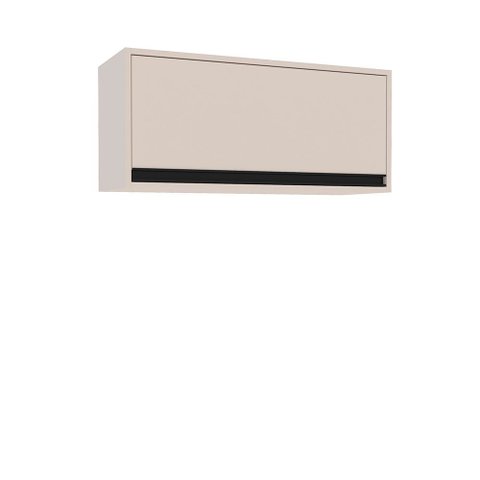 Armário Aéreo 1 Porta Basculante 80cm Koya Creme Politorno Móveis
