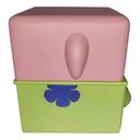 Ver imagem 2 de Mesa de Cabeceira Infantil Tema Bob Esponja Calça Quadrada - Rosa