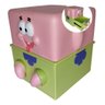 Mesa de Cabeceira Infantil Tema Bob Esponja Calça Quadrada - Rosa - 4