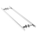 Ver mais imagens de Puxador Inox para Porta de Correr Vidro Madeira 60cm M.s