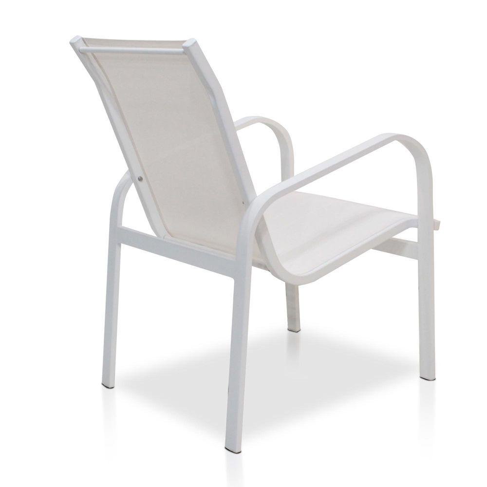 Cadeira Para Jardim Em Tela Sling - Branco - 2