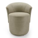 Ver imagem 5 de Poltrona Orgânica Living Mavi Fixa Veludo Bege - Desk Design