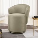 Ver imagem 2 de Poltrona Orgânica Living Mavi Fixa Veludo Bege - Desk Design