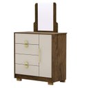 Ver imagem 1 de Comoda com Espelho 4 Gavetas 1p 93 Cm Bel Imbuia Fendi Vlr