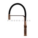 Ver imagem 3 de Torneira Para Cozinha Gourmet Misturador Monocomando Piranga Pingoo.casa - Dourado Rose