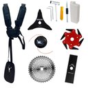 Ver imagem 7 de Roçadeira Multifuncional Anmax Cg520p À Gasolina 52cc 2,2hp 10.000rpm C/ 5 Opções de Corte