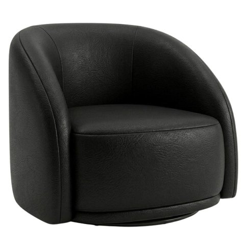Poltrona Decorativa Organica Joy Base Giratoria Courino Tcs 724 Moll