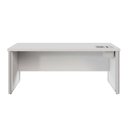 Ver imagem 5 de Mesa de Escritório Diretor com Caixa de Tomadas e Porta Objetos 180cm Corporate Cinza