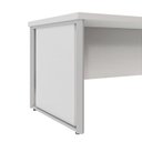 Ver mais imagens de Mesa de Escritório Diretor com Caixa de Tomadas e Porta Objetos 180cm Corporate Cinza