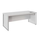 Ver imagem 1 de Mesa de Escritório Diretor com Caixa de Tomadas e Porta Objetos 180cm Corporate Cinza